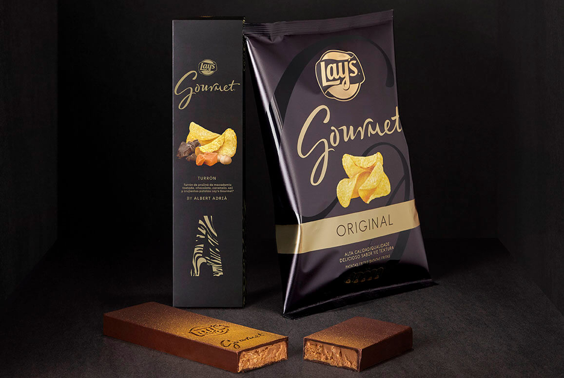 turrón de patatas fritas-Lay's Gourmet-Albert-Adriá