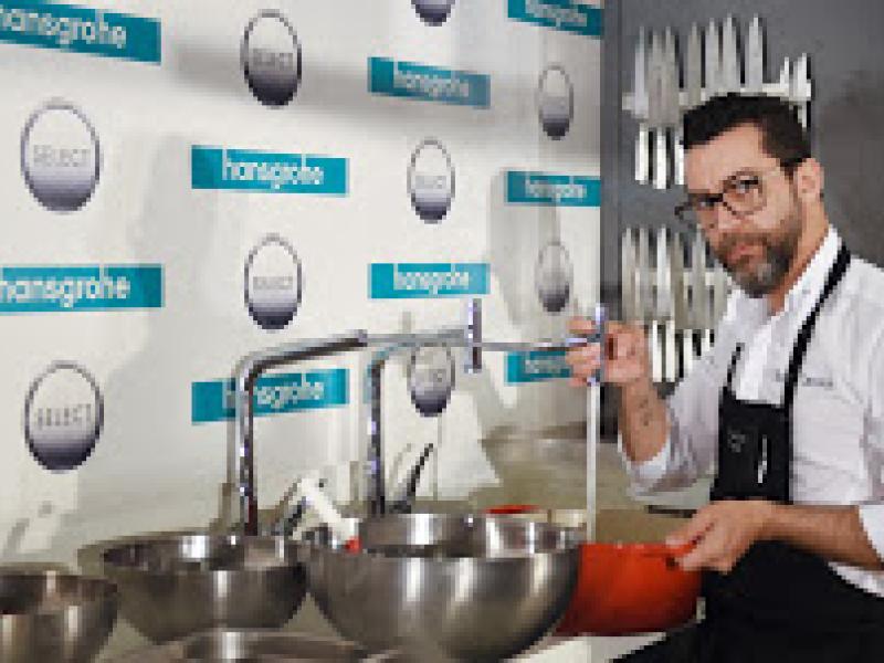 Quique Dacosta ofrece sus secretos de chef en una masterclass organizada por Hansgrohe