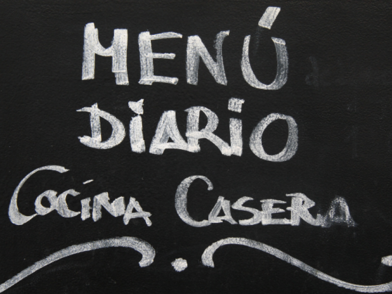 Menú del día