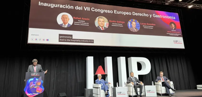 VII Congreso Europeo de Derecho y Gastronomía en HIP