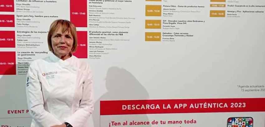 María José San Román, chef restaurante Monastrell (dos soles Repsol) y presidenta de la Asociación Mujeres en Gastronomía María José San Román, chef restaurante Monastrell (dos soles Repsol) y presidenta de la Asociación Mujeres en Gastronomía