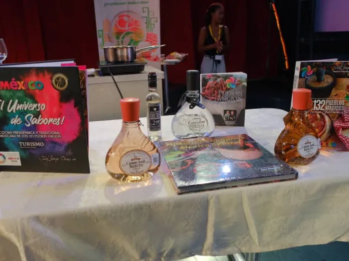 Presentación de productos mexicanos durante el X Seminario Gastronómico Internacional Excelencias Gourmet Cuba