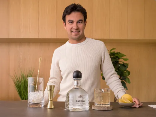 Checo Perez tequila Patrón