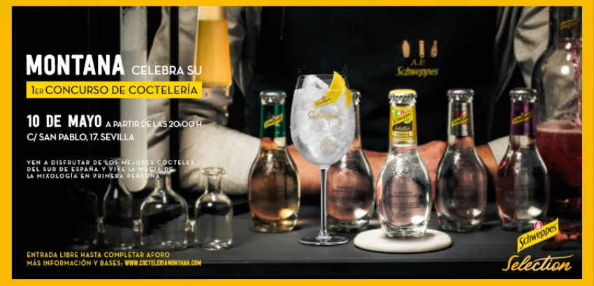 Schweppes y Montana, en busca del mejor bartender del sur de España Schweppes y Montana, en busca del mejor bartender del sur de España