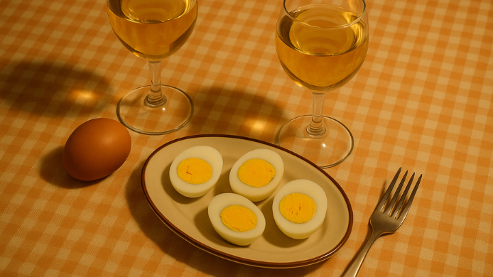 La dieta del huevo y el vino La dieta del huevo y el vino