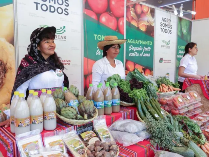 En el sector denominado el “Gran Mercado”, están presentes pequeños y medianos productores de todo el país con lo mejor de la biodiversidad peruana. 