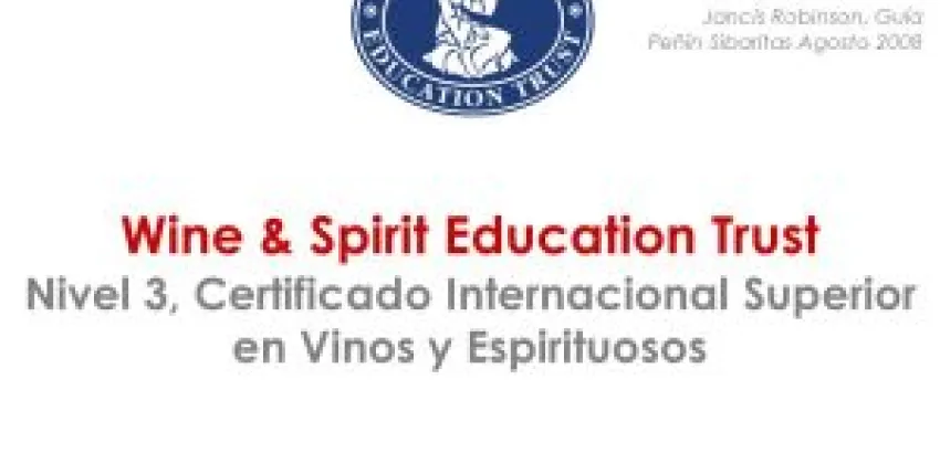 Grupo El Lagar de Isilla lanza la nueva temporada de los cursos WSET Grupo El Lagar de Isilla lanza la nueva temporada de los cursos WSET