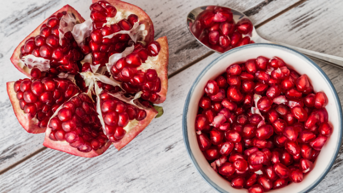 Recetas de otoño para aprovechar la granada