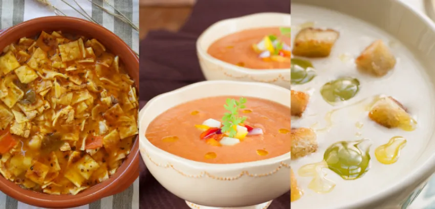 Tipos de gazpacho español