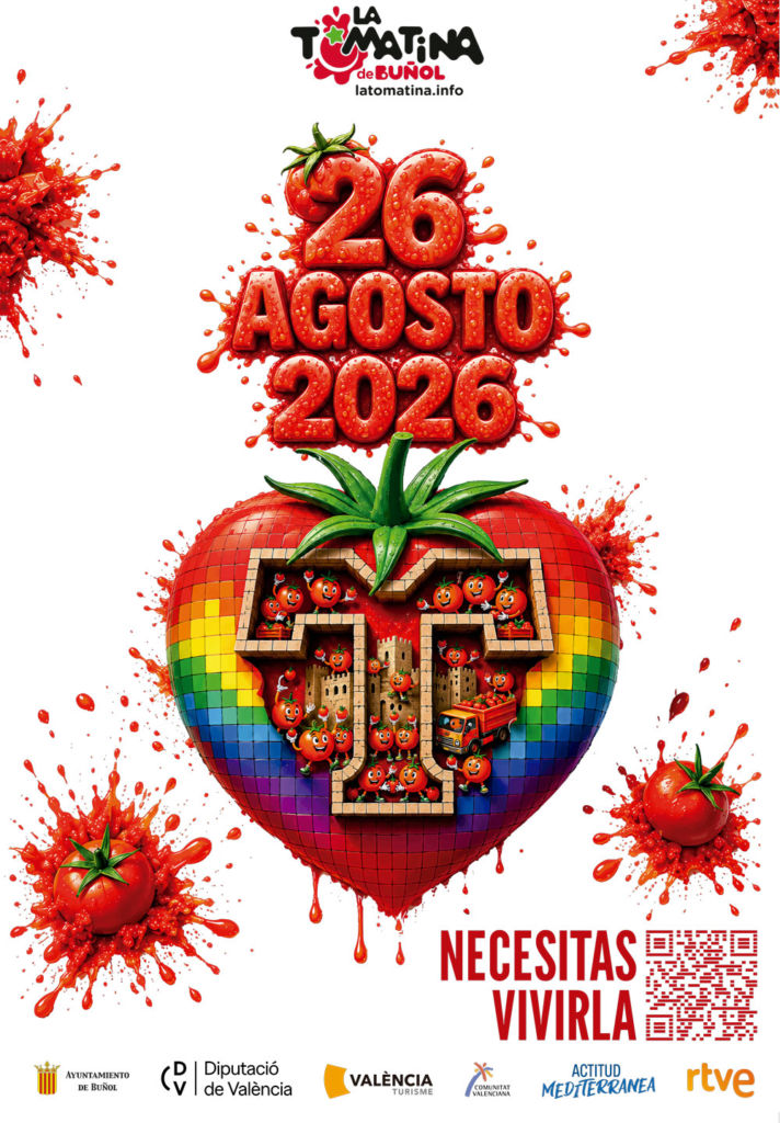 Cartel oficial de La Tomatina 2026