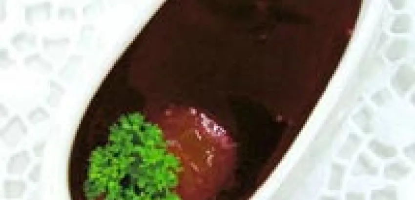 Receta de salsa al vino tinto Receta de salsa al vino tinto