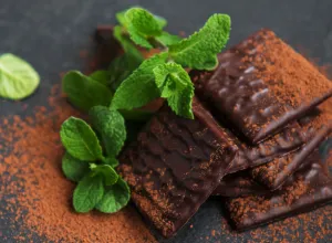 chocolate con menta