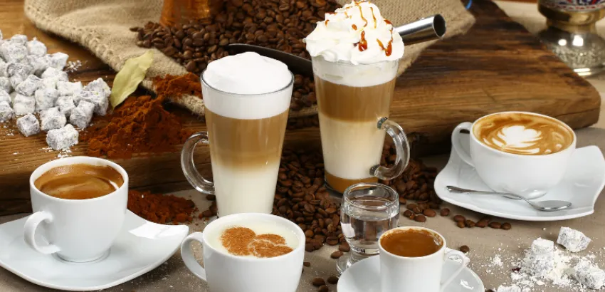 variedad de cafés
