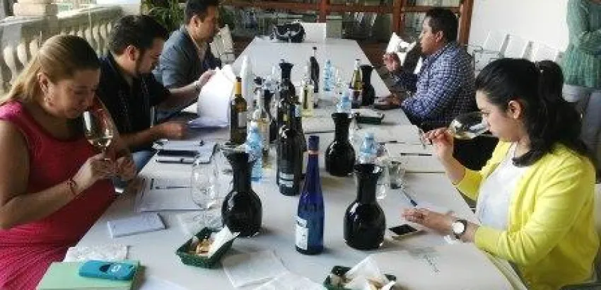 Cinco profesionales mexicanos visitan estos días la D.O. Rías Baixas Cinco profesionales mexicanos visitan estos días la D.O. Rías Baixas