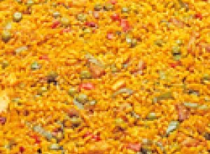 Arroz con maíz a la criolla