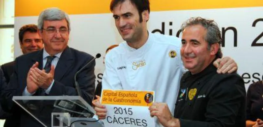 Cáceres, nueva Capital Española de la Gastronomía 2015 Cáceres, nueva Capital Española de la Gastronomía 2015