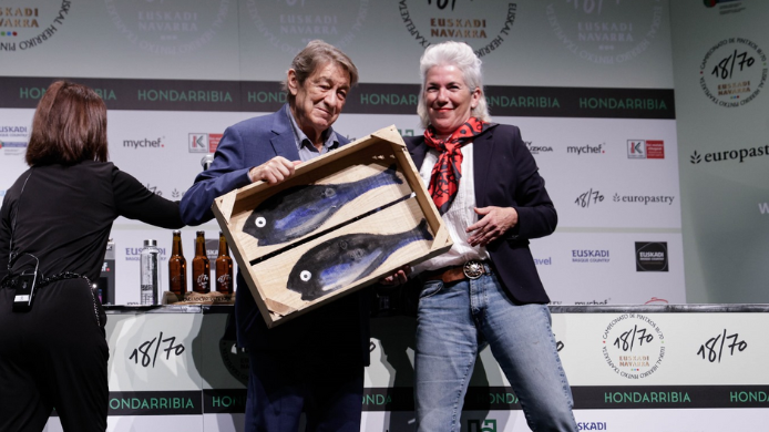 Luis Cepeda, premio de honor del Campeonato de Pintxos de Euskadi y Navarra Luis Cepeda, premio de honor del Campeonato de Pintxos de Euskadi y Navarra