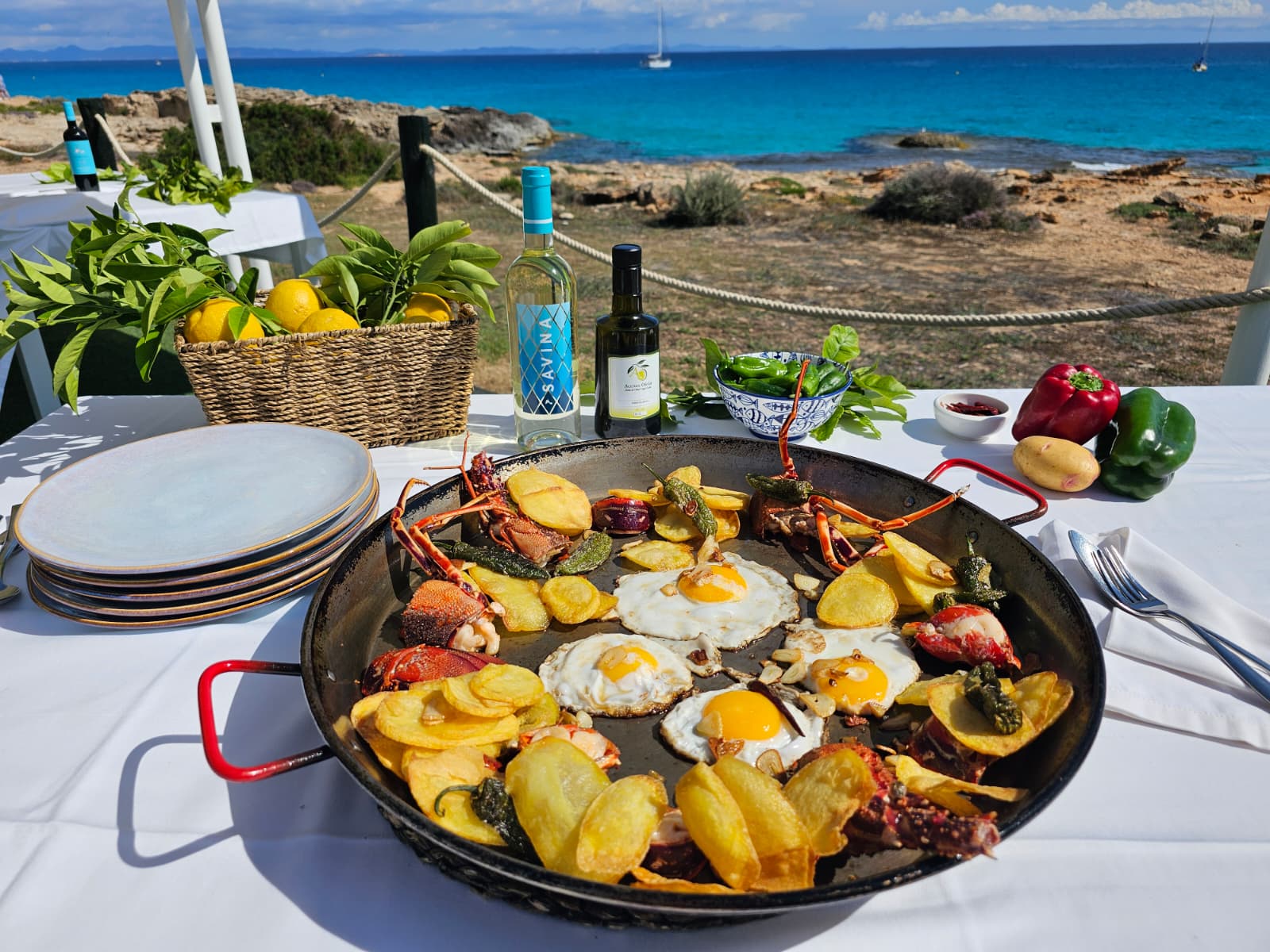 Frita de langosta Formentera