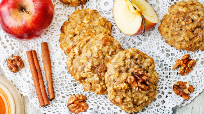 Galletas de canela y manzana
