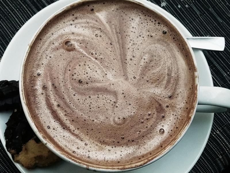 chocolate caliente vegano