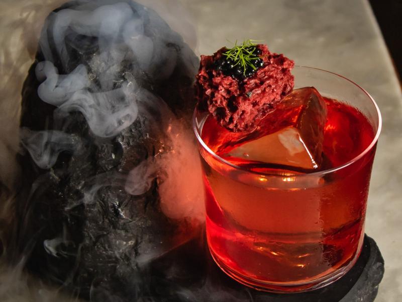 Paradiso menú Universo Vulcano Negroni