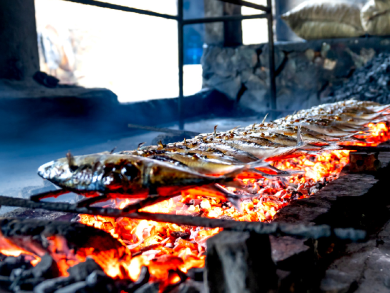 pescado barbacoa