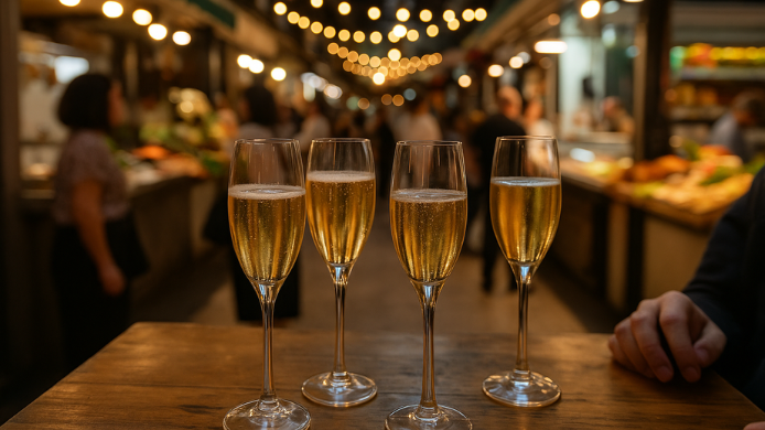 Madrid celebra la gran Fiesta del Champagne en el Mercado de Vallehermoso Madrid celebra la gran Fiesta del Champagne en el Mercado de Vallehermoso