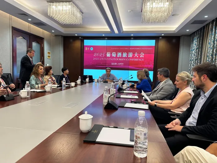 José Antonio Vidal en Global wine tourism organization council meeting- Yantai 2025