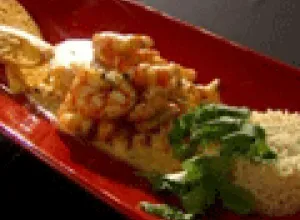 Camarones a la crema