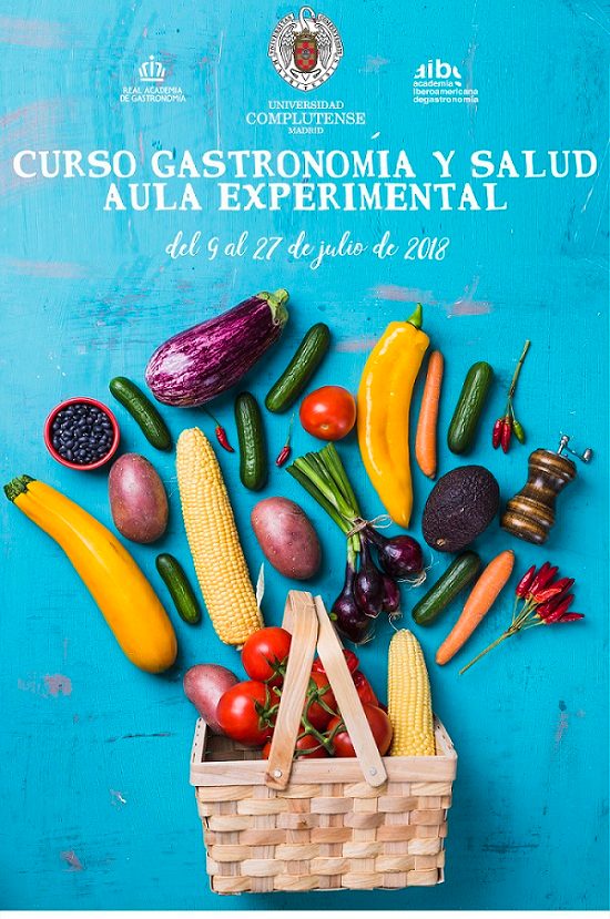 Curso Gastronomía y Salud. Aula experimental-cartel-convocatoria