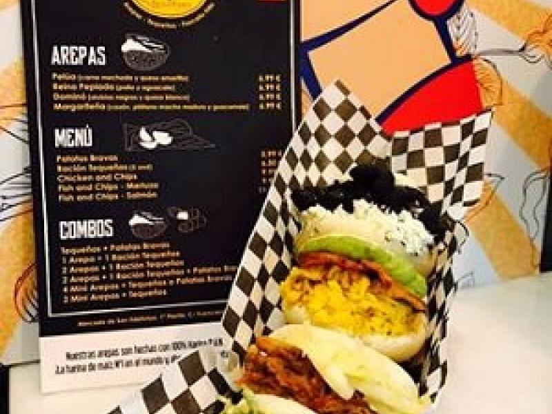 La Arepera en Mercado de San Ildefonso: fusión entre gastronomía venezolana y española