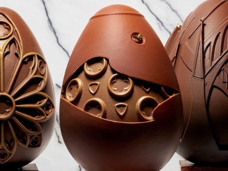 Fabien Emery y Evok Collection presentan los huevos de chocolate inspirados en Notre Dame