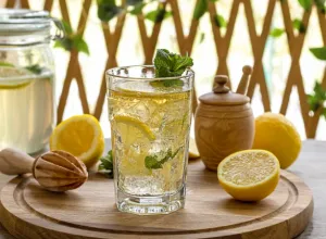 miel en la coctelería