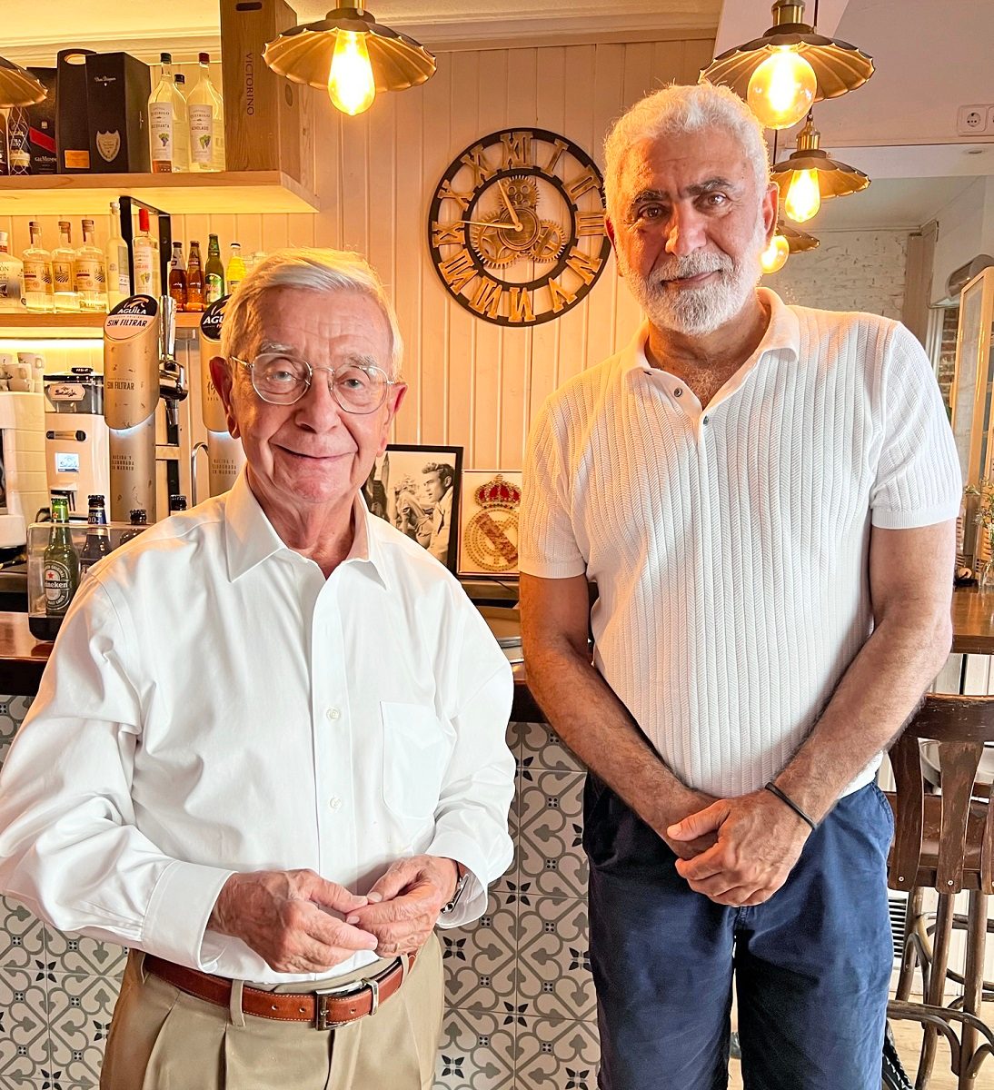 Rafael Ansón con Luis Alberto Kouri