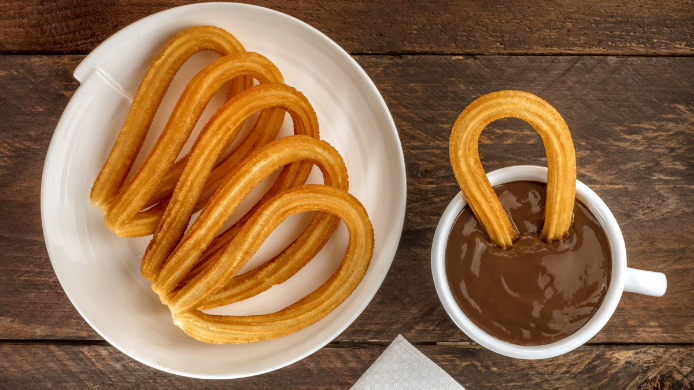 Churros con chocolate