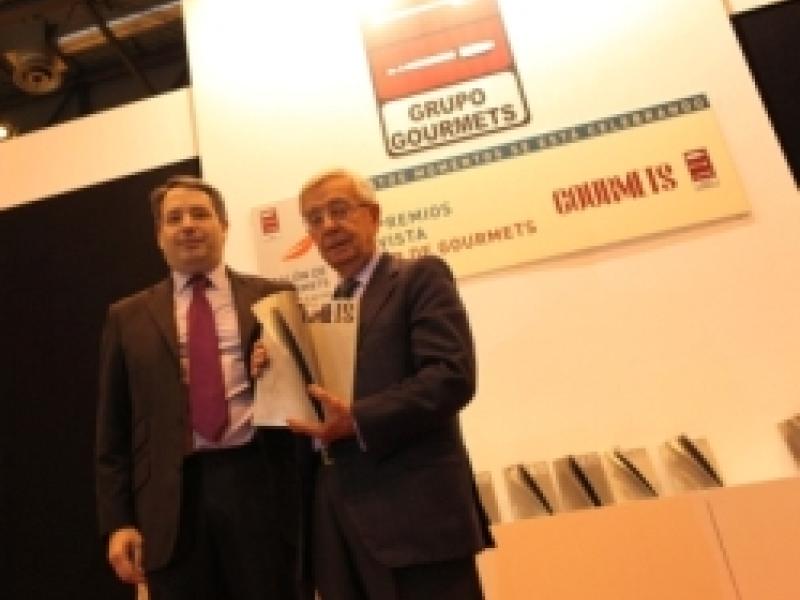La Real Academia de Gastronomía, Premio Club de Gourmets a la Mejor Institución del año