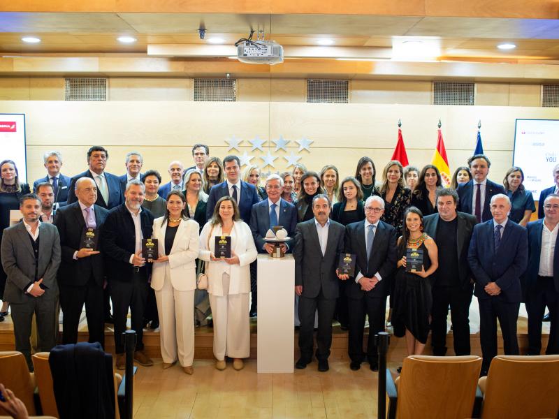 Entrega de los II Galardones Iberoamericanos de Gastronomía.