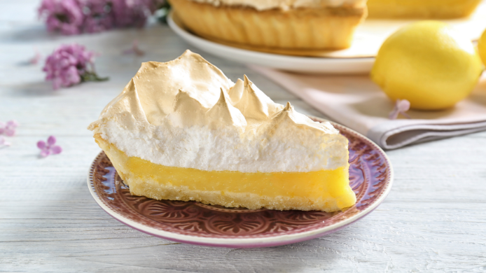 Porción de pie de limón