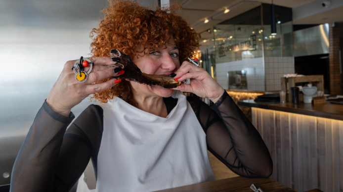 Iborra desarrolló una curiosidad por la carne desde la infancia