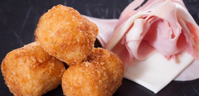 Croquetas de pollo y jamón