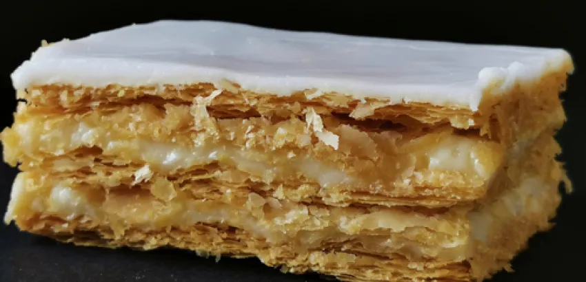 Mil hojas crema pastelera Mil hojas crema pastelera