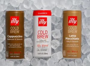 latas de café frío illy 