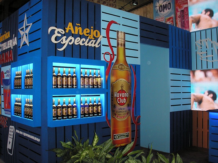 Campeonato Panamericano de Coctelería-stand-de-havana-club-internacional-en-la-XXXV-feria-internacional-de-la-habana