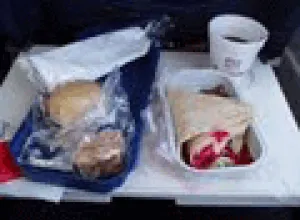 La mayoría de la comida en los aviones de Estados Unidos es antihigiénica