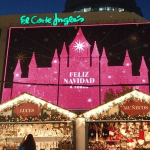 mercado Navidad el Corte Inglés donde comer