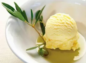 Receta de Helado de aceite de oliva