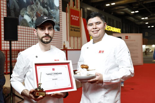 Carlos Domínguez del restaurante Lavagú, ganador de la Mejor Tapa de Madrid