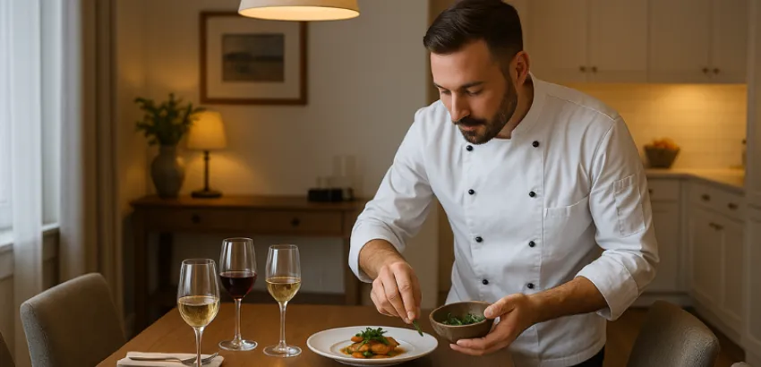 Fine dining casero: alta cocina íntima y personalizada en tu hogar fine dining