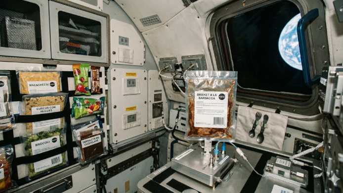 Menú de la misión espacial Artemis II