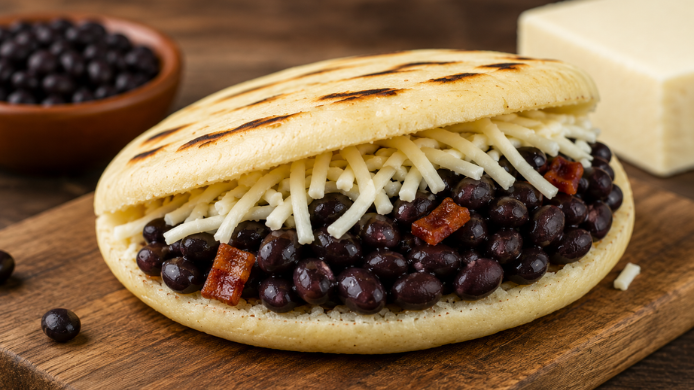 Arepa dominó